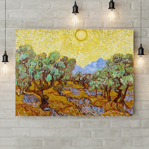 Arte parete ulivi di - da,
