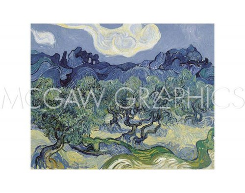 Gli ulivi 1889 van - van, gogh