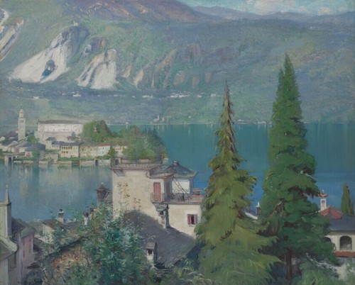 Mattina giugno lago - di, giugno,